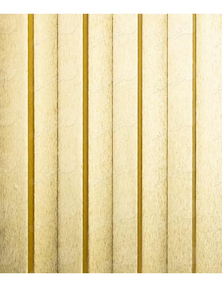Listones para paredes pvc dorados.