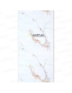 Paneles decorativos sin obras, efecto mármol brillo