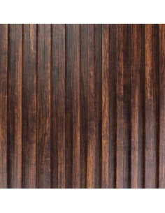 Palilleria Pvc color ébano, Revestimiento pared listones 2