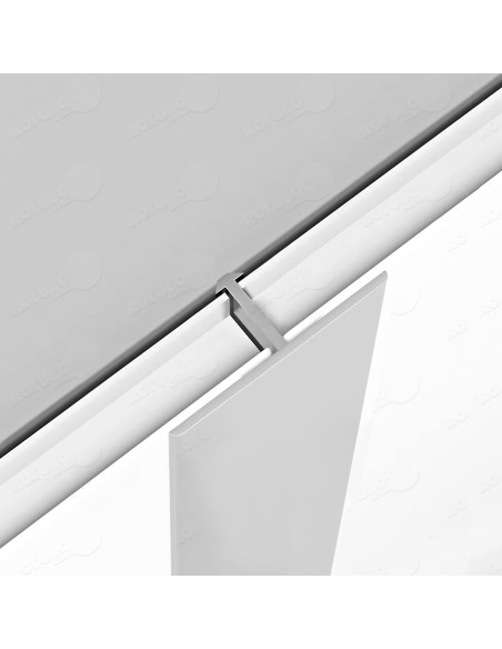 Perfil aluminio para paneles decorativos