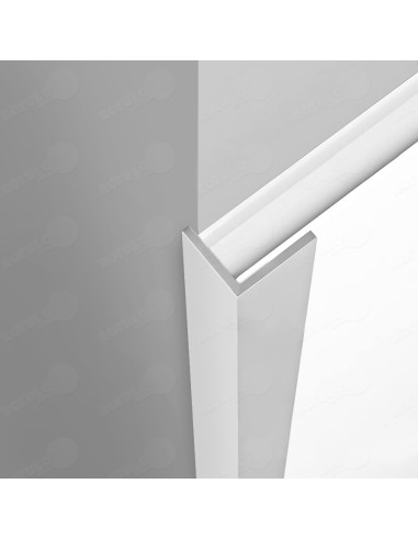 Perfil esquina para placa decorativas