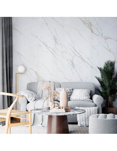 Panel decorativo marmoleado con vetas plata