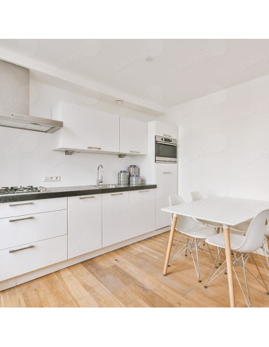 Revestimiento pared blanco mate liso para decoración interior