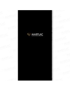 Panel negro mate estilo minimalista para tus paredes de interior