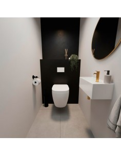 Panel negro mate estilo minimalista para tus paredes de interior 2