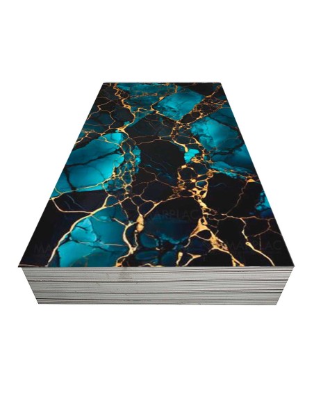 Renueva tus paredes con placas decorativas noche azul elegantes y fáciles de instalar.