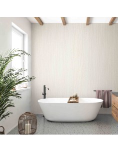 Crea espacios luminosos y elegantes con las placas decorativas arena clara. 2