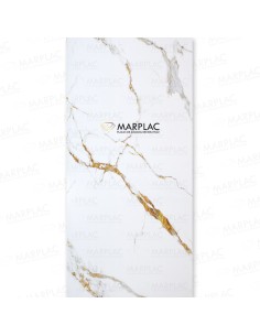 Paneles decorativos para interiores estilo mármol café dorado