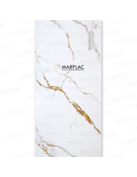 Paneles decorativos para interiores estilo mármol café dorado