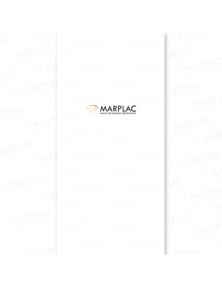 Panel decorativo mármol blanco brillo, para baños y cocinas