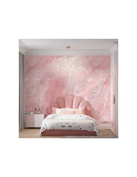 Descubre el encanto de las placas decorativas pétalo rosa en acabado brillo