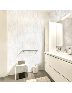 Aporta luz y estilo a tu pared con las placas decorativas microcemento blanco 2