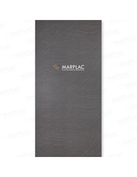 Panel decorativo Pvc texturizado Gris pizarra