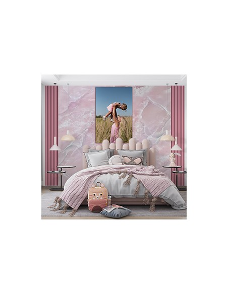 Descubre la palillería pvc rosa brillo que transforma tus paredes