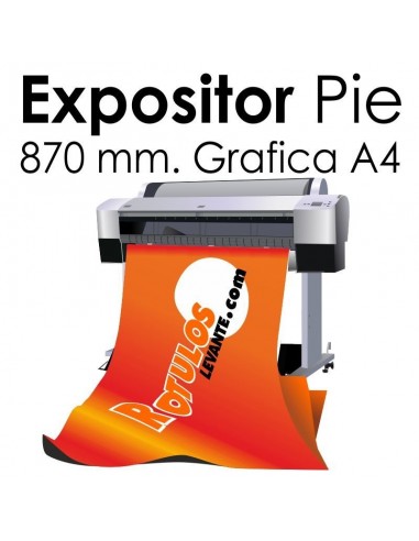 Expositor Aluminio de Pie A4