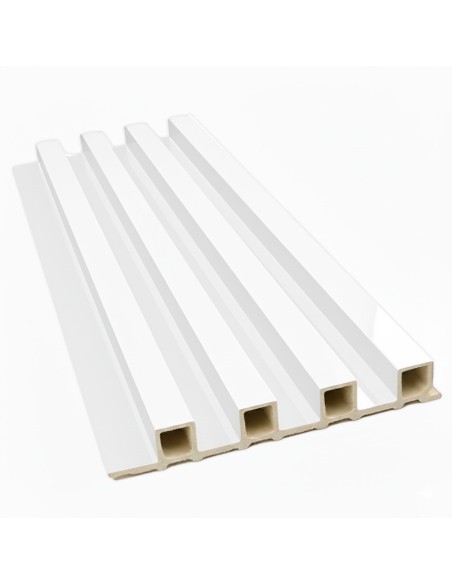 Palillería blanca decorativa para interiores modernos y luminosos