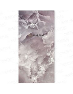 Diseño efecto mármol en tonos lila para paredes con estilo suave