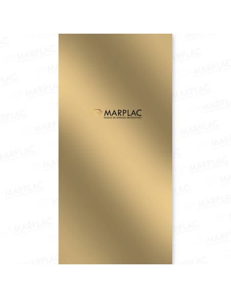 Revestimiento dorado efecto espejo para paredes modernas