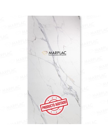 Placa decorativa efecto mármol CALACATTA
