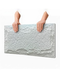 Piedra pu roca blanca para exterior resistente y decorativa