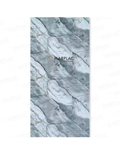 Placas decorativas para pared interior acabado mármol gris