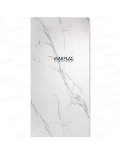 Placa decorativa efecto mármol calacatta