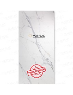 Placa decorativa efecto mármol calacatta