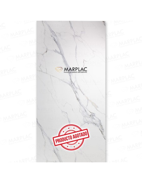 Placa decorativa efecto mármol CALACATTA
