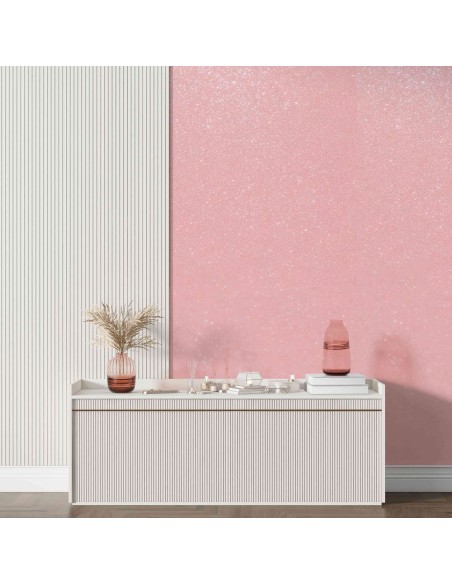 Placa decorativa rosa brillante para dar luz y estilo a tu pared