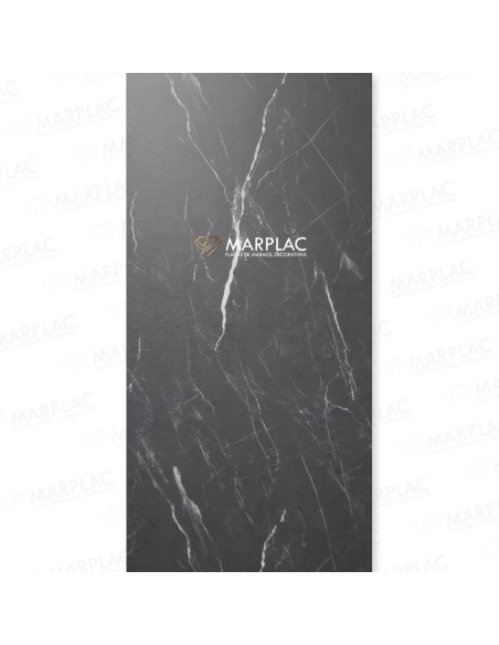 Placas negras efecto granito para paredes modernas sin obras