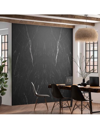Placas negras efecto granito para paredes modernas sin obras