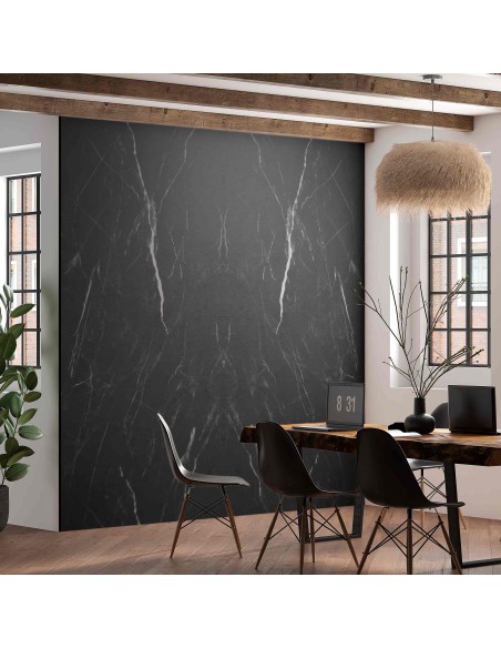 Placas negras efecto granito para paredes modernas sin obras