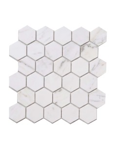 Losetas adhesivas hexagonales para cocina y baño 2