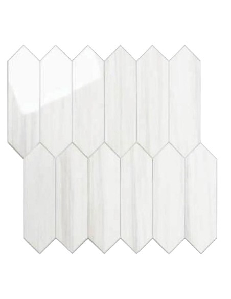 Losetas adhesivas blancas para pared de cocina y baño