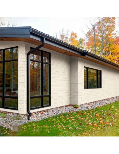 Revestimiento blanco exterior para fachadas