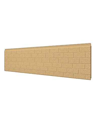 Revestimiento exterior color arena para fachadas