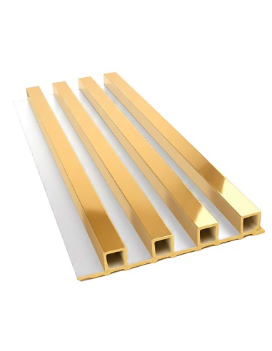 Palillería decorativa dorada para dar luz a tu salón