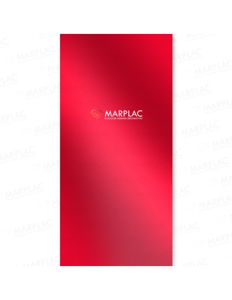 Espejo rojo decorativo para interiores con impacto visual