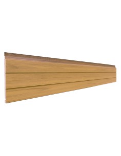 Metal siding exterior efecto madera para fachadas
