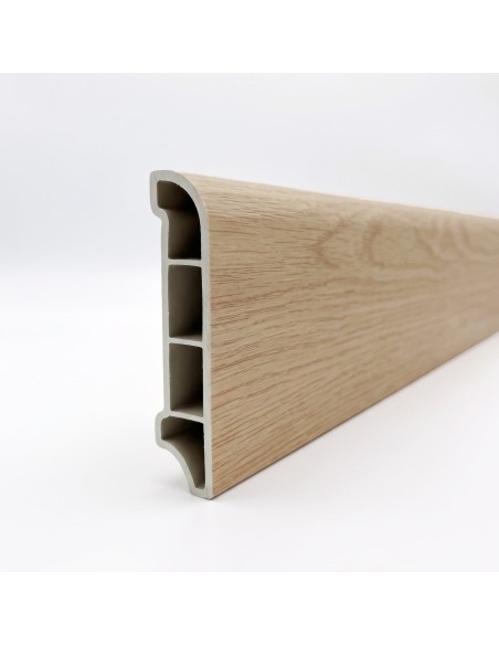 Rodapié spc para interior efecto madera