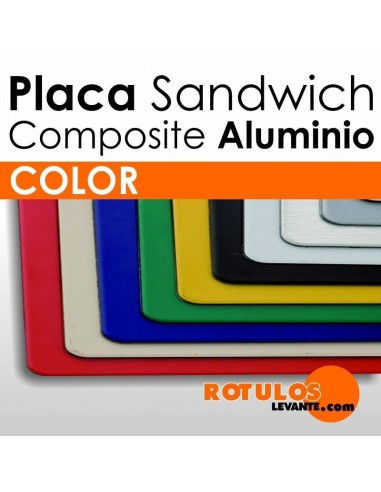 Placa Sandwich Aluminio Composite Color