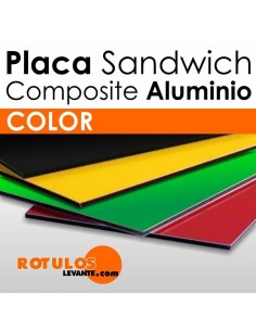 Placa Sandwich Aluminio Composite Color 2