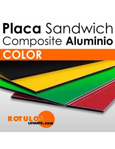 Placa Sandwich Aluminio Composite Color