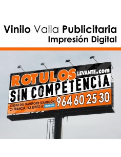 Vinilo para vallas publicitarias