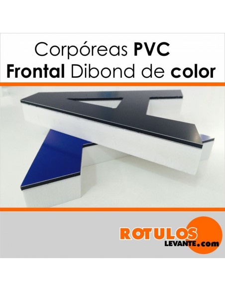 Corpóreas PVC con frontal de Dibond