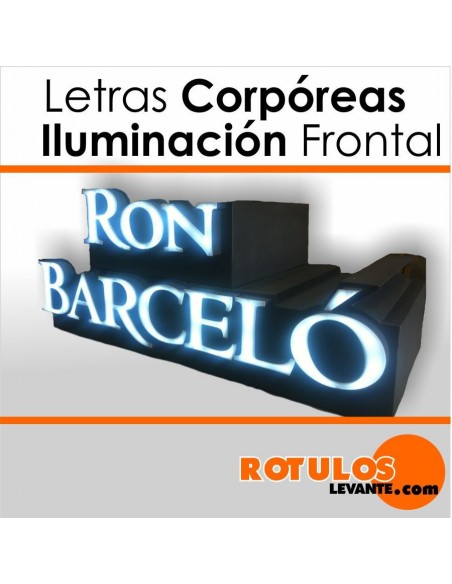 Corpóreas iluminación frontal