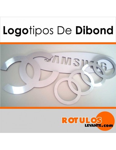 Logotipo corpóreas de dibond