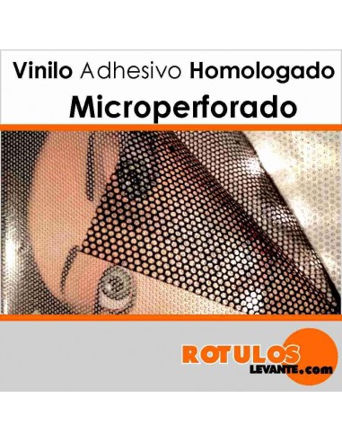 Vinilo microperforado homologado