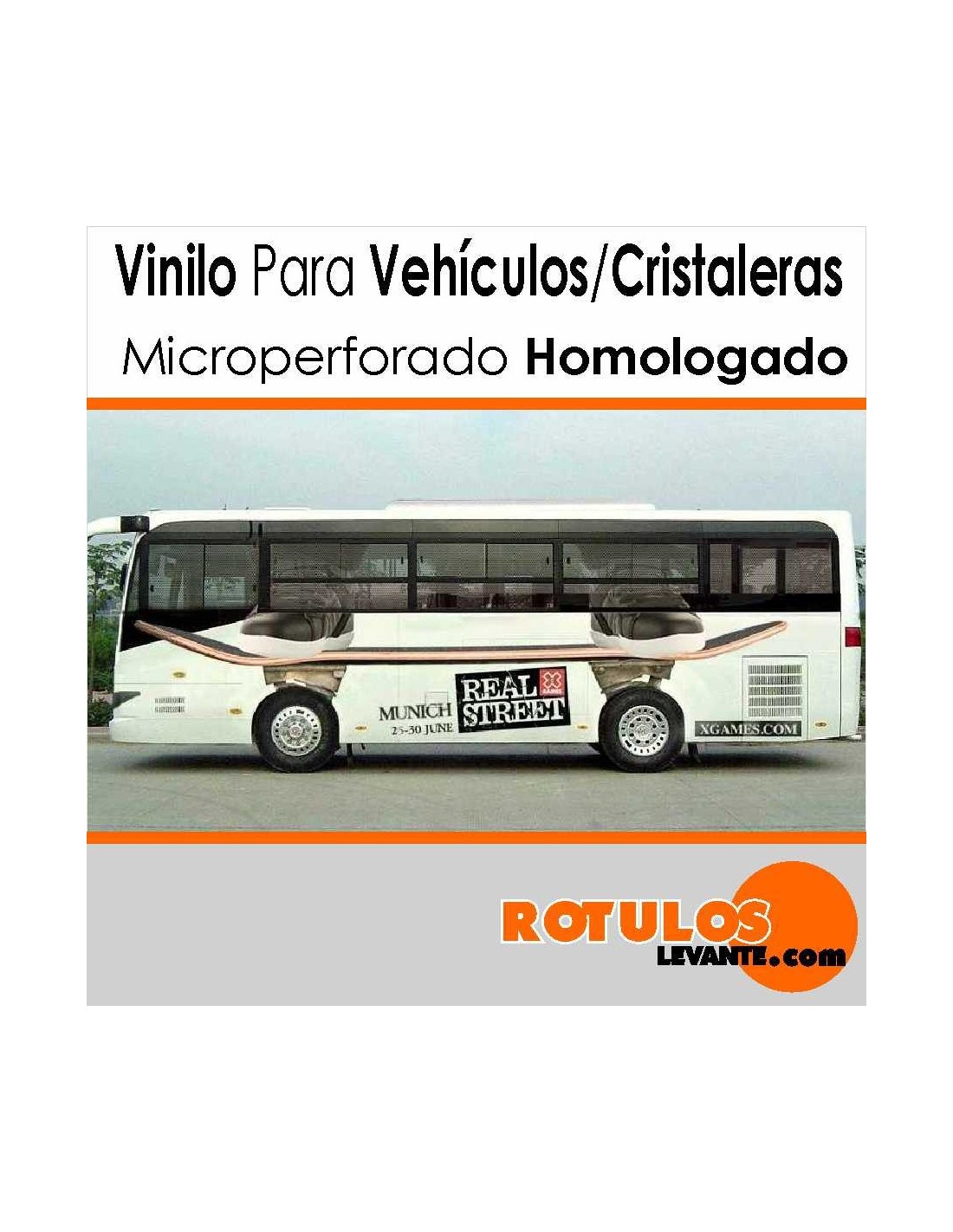 Vinilo Microperforado Homologado