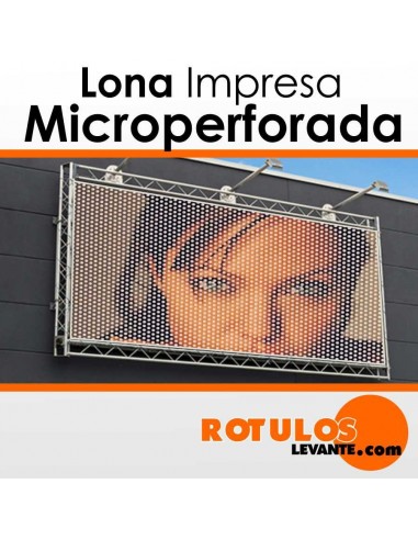 Lona  microperforada